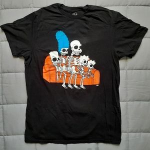 The Simpsons Treehouse of Horror Skeleton Shirt